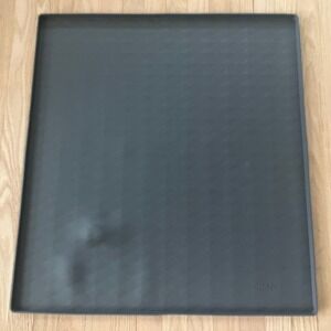 Coazex 25.6"x23.6" Silicone Washer/Dryer Mat Dark Gray Waterproof Non-Slip Tray